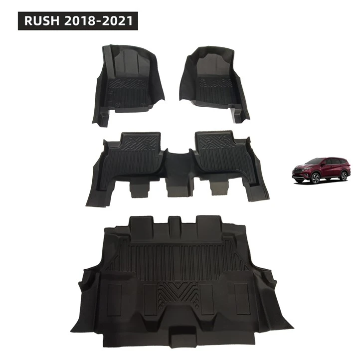 Hot Sale 3D TPE Car Mat All-Weather Protection Car Mat For RUSH 2018-2021