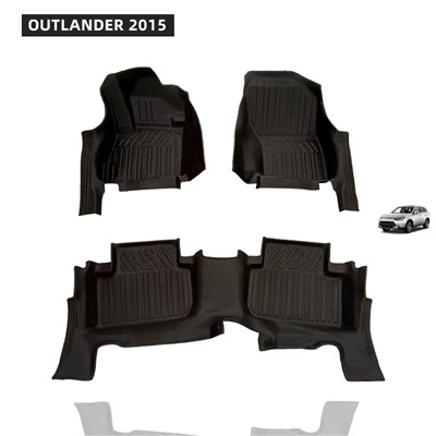 Aċċessorji tal-Karozzi ta 'Kwalità Għolja 5d Car Foot Mat Tpe Car Mat Għall OUTLANDER 2015